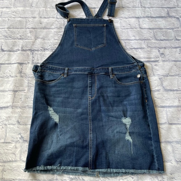 New Denim Overall Skirt from New York & Company - Picture 2 of 3